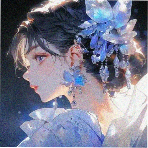 平民幸存者角色头像插画，象牙色背景