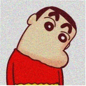 读者来稿作者头像插画，翡翠绿圆形构图